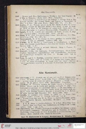 Alte Numismatik (Nr. 3142 - 3367)