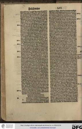 Incipit tractatus de psalmo LVI.