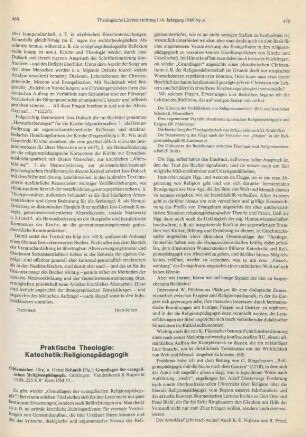 469-471 [Rezension] Grundlagen der evangelischen Religionspädagogik