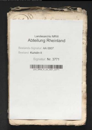 Verhandlungen vor dem Reichskammergericht zu Speyer in der Angelegenheit des kölnischen Klerus gegen die Stadt Köln