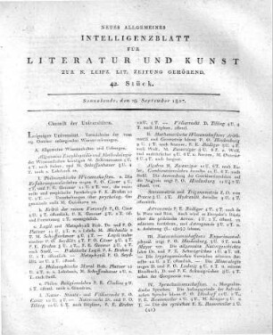 Chronik der Universitäten.