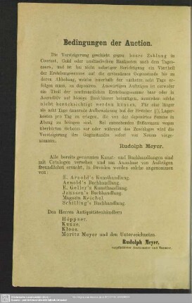 Zur gefälligen Beachtung