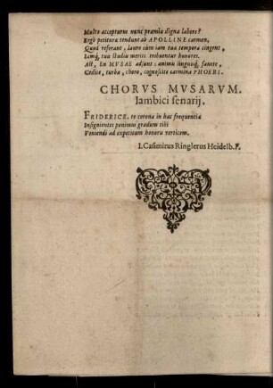 Chorus Musarum.