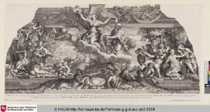 [Allegorien der Frömmigkeit und Weisheit, der irdischen und göttlichen Liebe, der politischen und geistlichen Überlegenheit des Papsttums und der Maßlosigkeit]