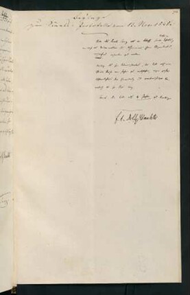 Beilage zum Senats-Protokoll vom 13. November 1828