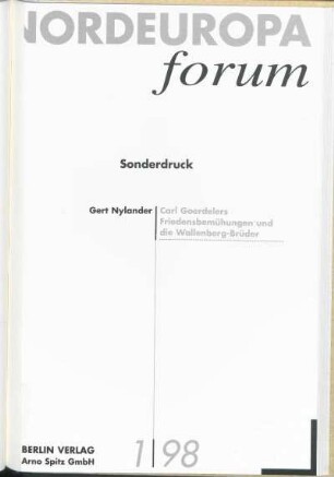 Nr. 1, 1998 Sonderdruck