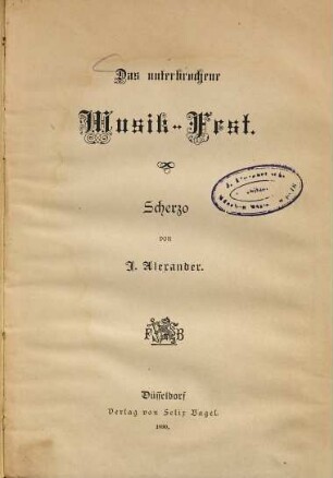 Das unterbrochene Musik-Fest