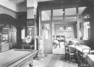 Hartha (Tharandt-Kurort Hartha). Schirmers Gasthof. Gaststube und Speisesaal