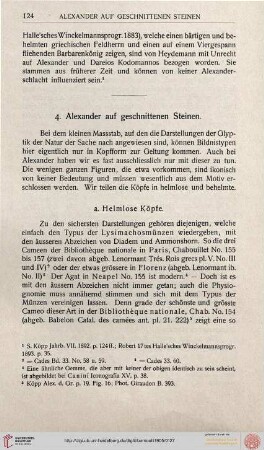 4. Alexander auf geschnittenen Steinen