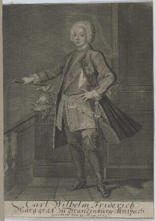 Bildnis des Carl Wilhelm Friedrich, Markgraf von Brandenburg-Ansbach