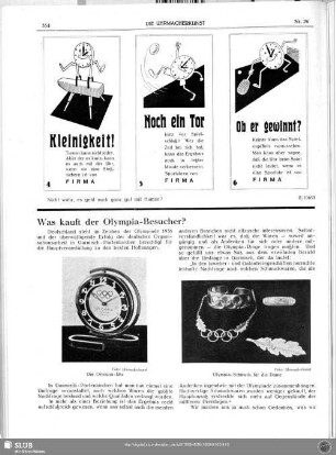 Was kauft der Olympia-Besucher?