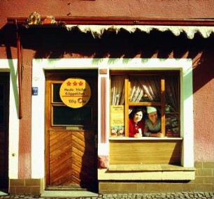 Frische Kräppelchen. Bäcker in Grimma II