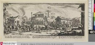 [Zerstörung und Verbrennung eines Dorfes; Pillage et incendie d'un village]