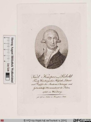 Bildnis Carl Caspar Siebold (1801 von)