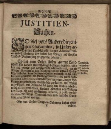 Justitien-Sachen