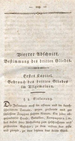 Vierter Abschnitt. Bestimmung des dritten Gliedes.