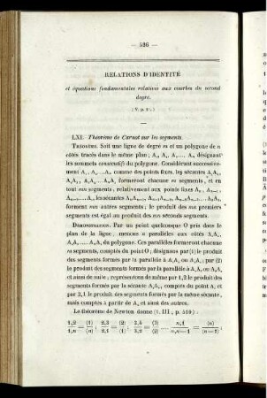 Relations d´identité.
