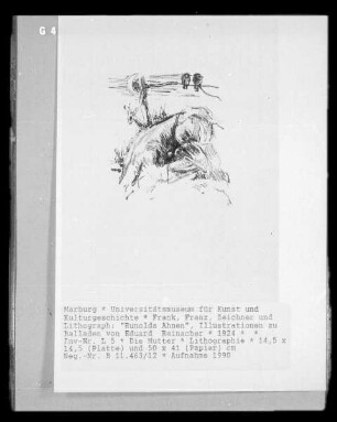 "Runolds Ahnen", Illustrationen zu Balladen von Eduard Reinacher — Die Mutter