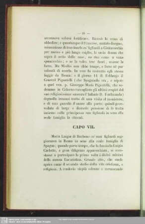 Capo VII.