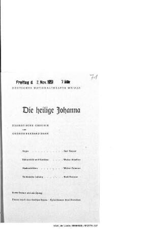 Die heilige Johanna
