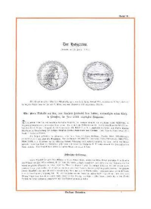 Der Hetzgarten (Medaille von R. Faltz, 1693)