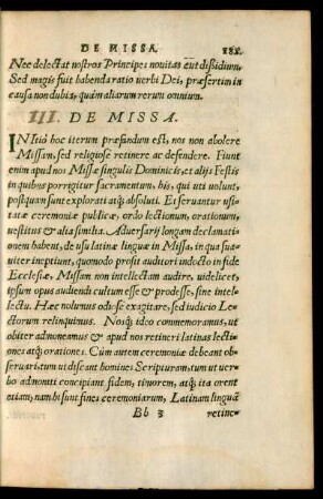 De Missa.