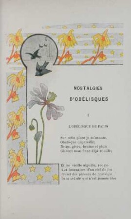 Nostalgies d'obelisques
