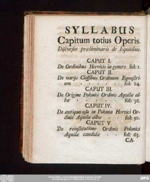 Syllabus Capitum totius Operis.
