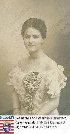 Karoline Großherzogin v. Sachsen-Weimar geb. Fürstin v. Reuss ä. L. (1884-1905) / Porträt, Brustbild