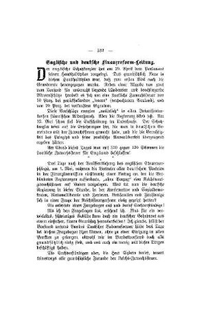 Englische und deutsche Finanzreform-Leitung