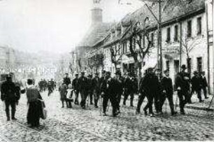 Während des Streiks der Mansfelder Bergarbeiter