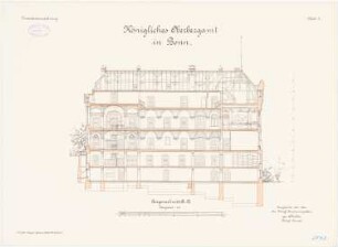Oberbergamt, Bonn: Längsschnitt 1:100