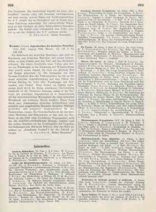 333 [Rezension] Wechßler, Eduard, Jugendreihen des deutschen Menschen