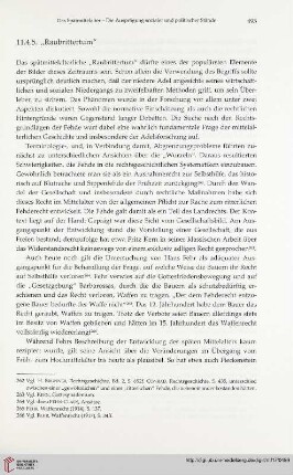 11.4.5. „Raubrittertum“