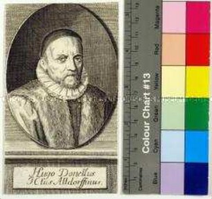 Porträt des französischen Juristen Hugues Doneau