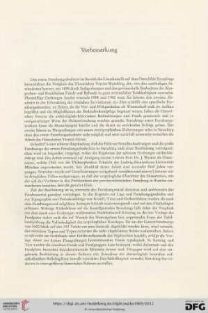 Vorbemerkung