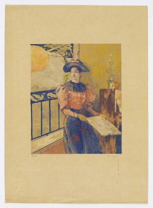Erleuchtung, aus: "L’Estampe originale", 3. Auflage, Paris 1898