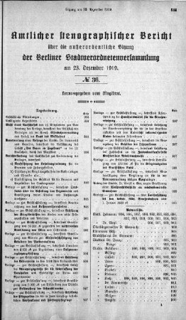 No. 36, 23. Dezember 1919