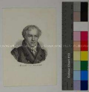 Porträt des Naturforschers und Geografen Alexander Freiherr von Humboldt