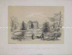 Schloss Pompadour in Choisy-le-Roi - aus "Erinnerungsblätter 1870/1871"