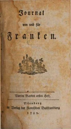 Journal von und für Franken. 4, 4. 1792