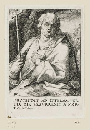 Heiliger Philippus, Blatt 5 der Folge "Christus, die zwölf Apostel und der heilige Paul"