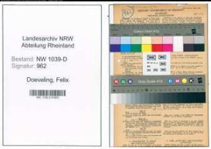 Entnazifizierung Felix Doeveling , geb. 12.10.1915 (Angestellter)