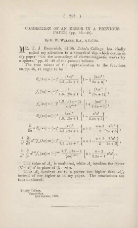 Correction of an error in a previous paper (pp. 36-49).