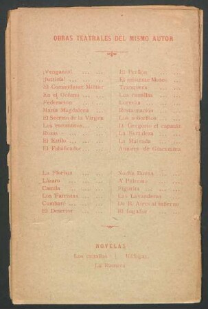 Obras teatrales del mismo autor