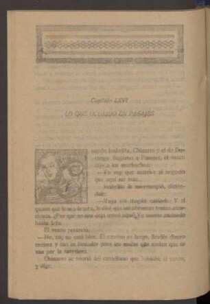 Capítulo LXVI - Lo que ocurrió en pasajes