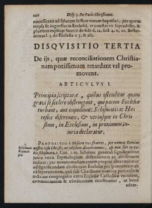 Disquisitio Tertia