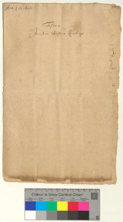 Testament des Bürgers und Brauers Joachim Christian Römeling.