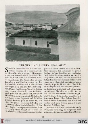 Turner und Aubrey Beardsley