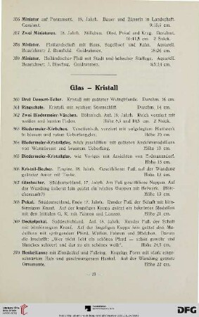 Glas-Kristall (Nr.360-371)